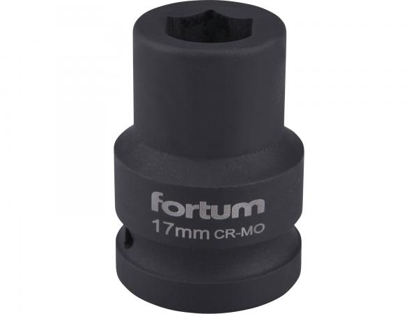 FORTUM Hlavica nástrčná rázová, 3/4'', Cr-V.Mo., 17mm 4703017