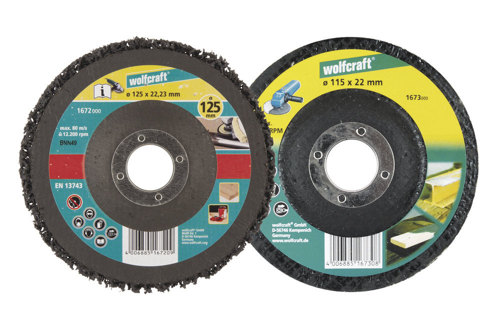 Wolfcraft Kotúč čistiaci univerzálny ø 125 x 22,2mm, wolfcraft 1672000