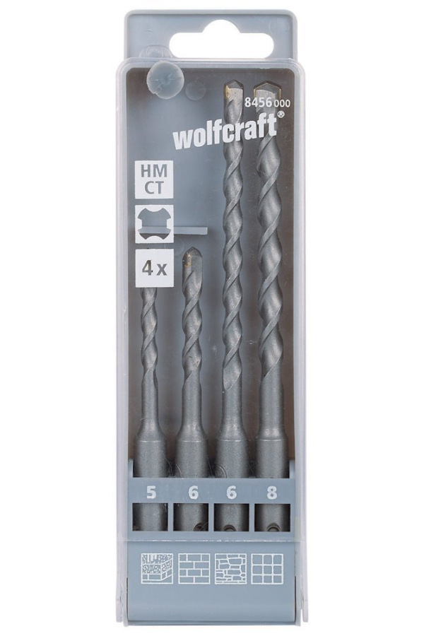 Wolfcraft Sada vrtákov SDS-plus Standard ø 5 - 8mm wolfcraft 8456000