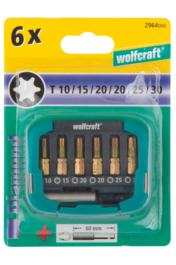 Wolfcraft Sada bitov diamantových TX10-30 wolfcraft 2964000