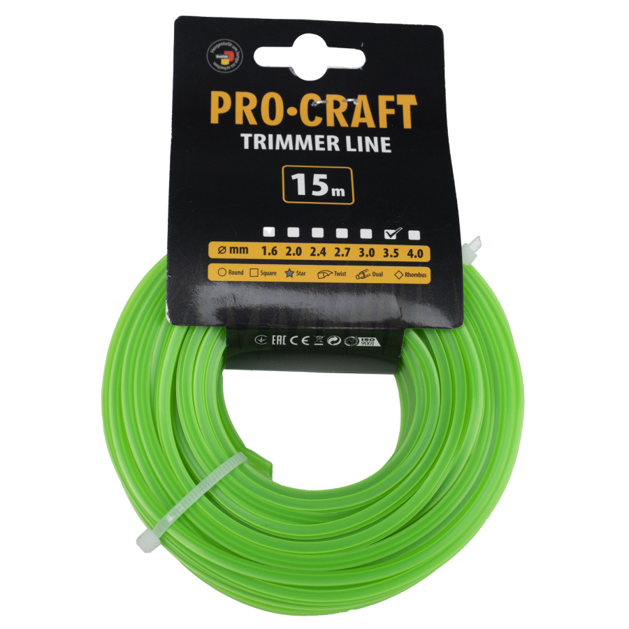 Rezacia struna (3,5 mm) (15 m) hviezda PROCRAFT