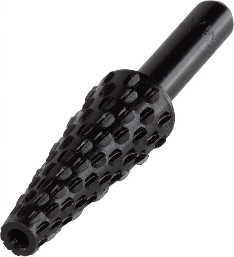 Wolfcraft Rašpľa kužeľová na neželezné kovy ø 5-12 x 35mm stopka ø 6,35mm, wolfcraft 2535000