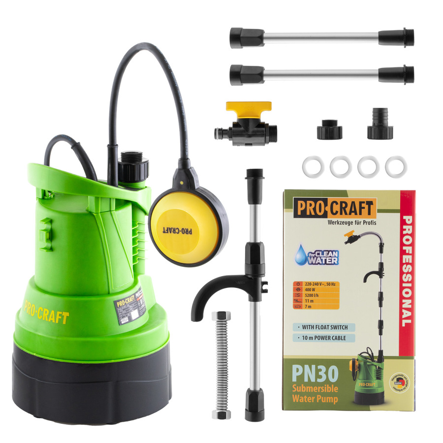 PROCRAFT Ponorné čerpadlo 400W PN30