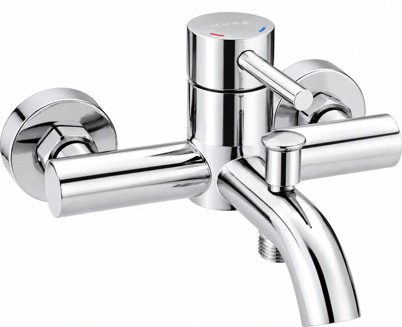 MUSA Batéria vaňová antikorová, lesklý chróm, 150mm 833027