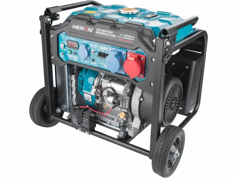 HERON 8896235 Elektrocentrála invertorová rám. 3F, 9kW, diaľ.ovládanie