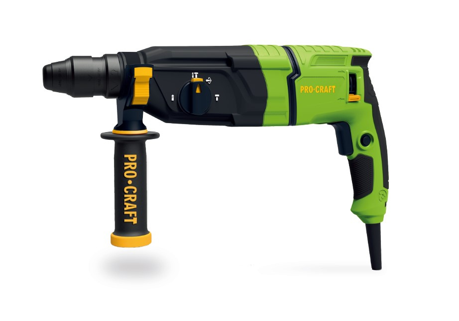 PROCRAFT Kombinované vŕtacie a sekacie kladivo 900W 3,2J BH1100DFR