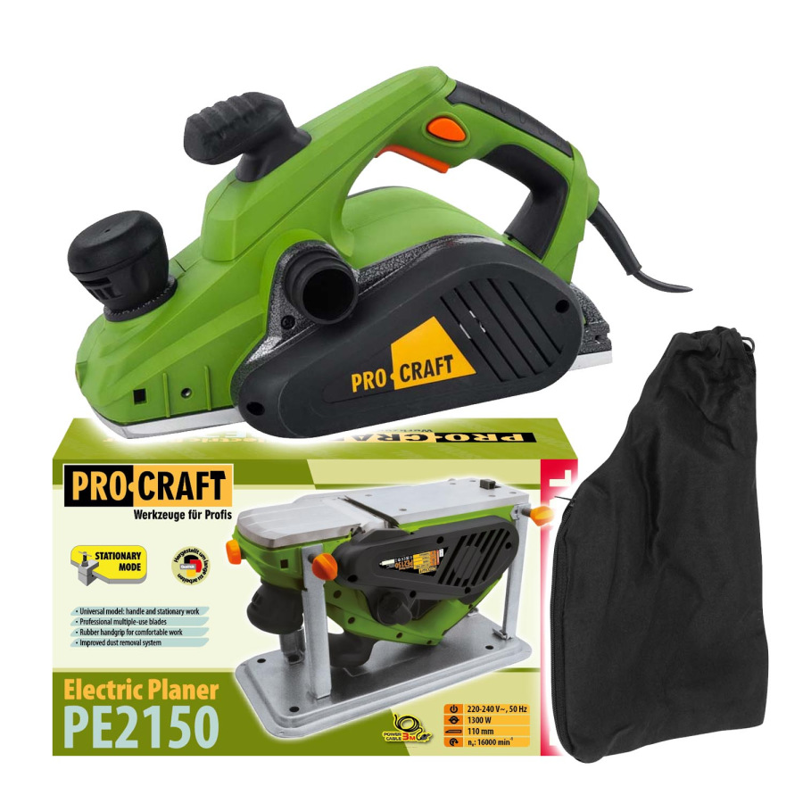 PROCRAFT Elektrický hoblík 1300W 110mm PE2150