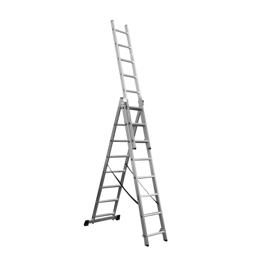Trojdielny hliníkový rebrík 3x8 Procraft PLA3.508