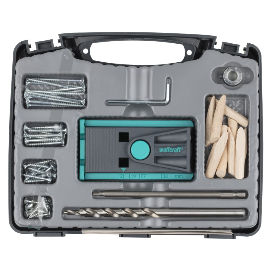 Wolfcraft Sada pre rohové spoje Undercover Jig, skrutky TX20, wolfcraft 4642100