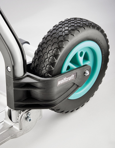 Wolfcraft Vozík transportný skladací TS 850 Offroad max - 100kg, wolfcraft 5503000 18