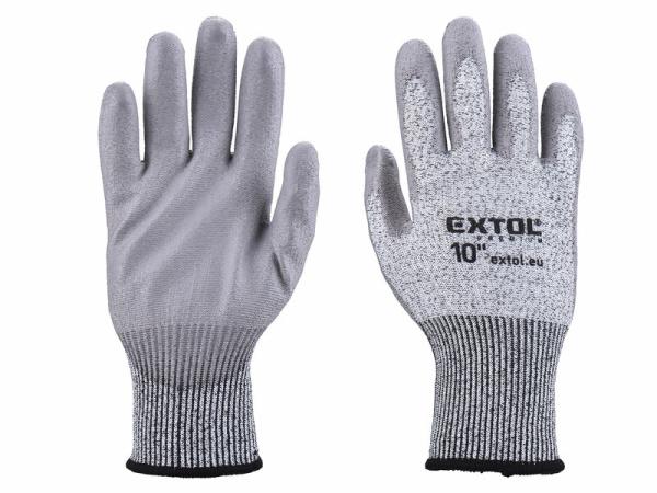 EXTOL PREMIUM Rukavice polyesterové polomáčané 10" 8856698