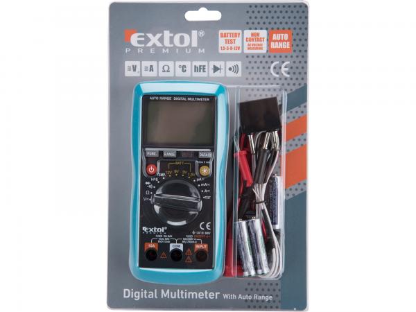 EXTOL Multimeter digitalny s automatickou voľbou rozsahov 8831250