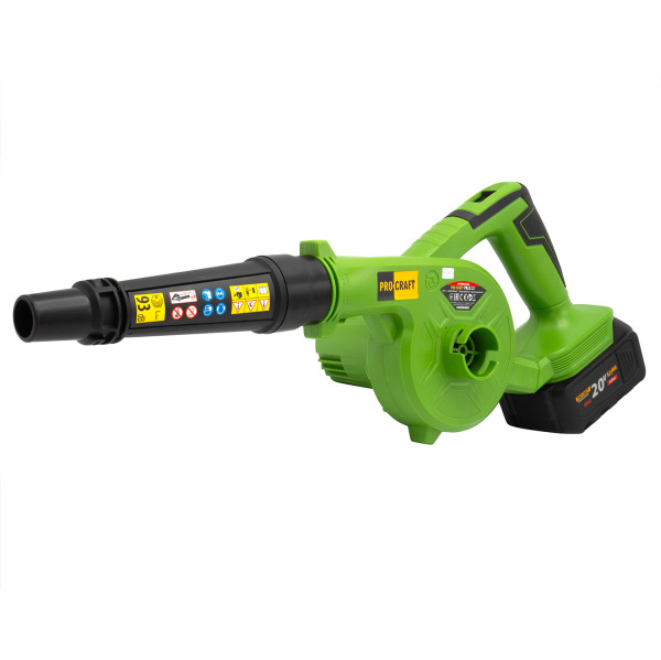 PROCRAFT Aku fukár 20V 90 m³/h(bez batérie a nabíjačky) PB22 9