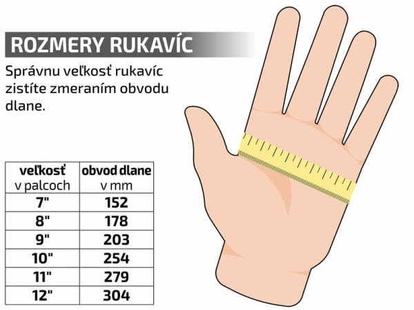 Rukavice koža/látka, 250mm, jemná hovädzia štiepenka, manžeta na suchý zips 1