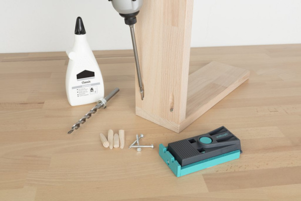 Wolfcraft Sada pre rohové spoje Undercover Jig, skrutky TX20, wolfcraft 4642100 3