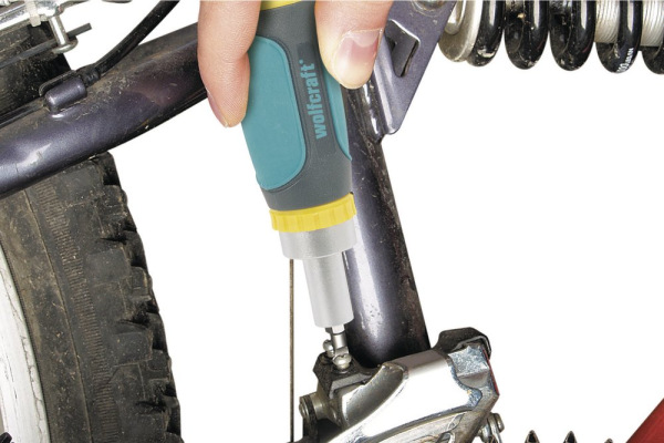 Wolfcraft Sada bitov s račňovým skrutkovačom, 2K-rukoväť wolfcraft 1237000 2