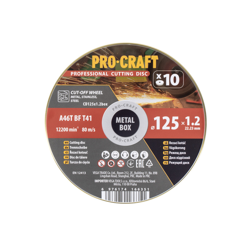 Sada rezacích kotúčov Procraft CD125x1.2b