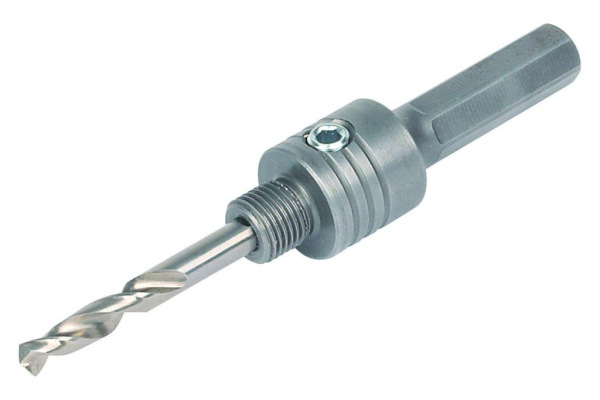 Wolfcraft Tŕň upínací s vrtákom a šesťhrannou stopkou pre vŕtacie korunky od ø 32mm, wolfcraft 59580