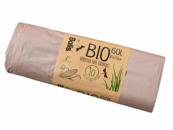 Vrece na BIO odpad 60l 60x74cm 14µm 97007