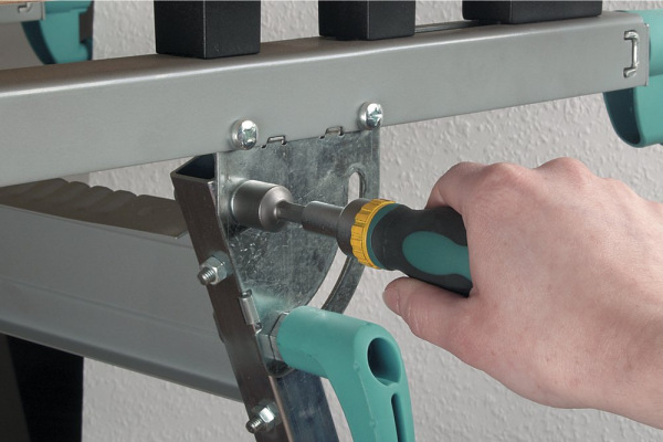 Wolfcraft Sada bitov s račňovým skrutkovačom, 2K-rukoväť wolfcraft 1237000 5