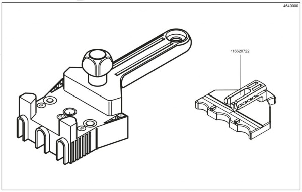 Wolfcraft Kolíkovačka majstrovská ø 6,8,10mm, wolfcraft 4640000 4