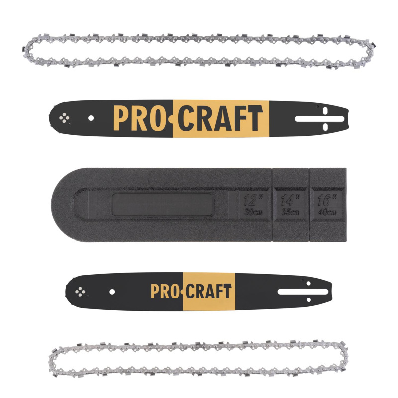 PROCRAFT Benzínová reťazová píla lišty 400mm/450mmGS-58X 13