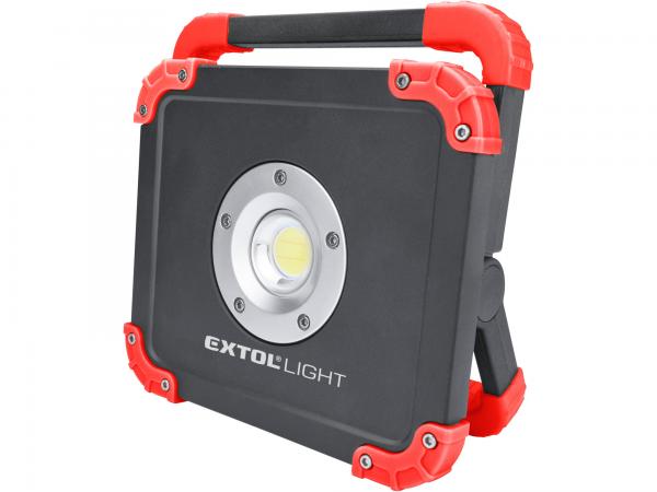 EXTOL LIGHT Svietidlo LED nabíjateľné, 20W, 2000lm, 3,7V/6,6Ah Li-ion 43134