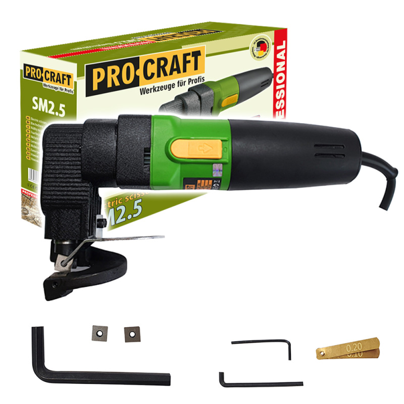 PROCRAFT Elektrické nožnice na plech 500W SM 2,50