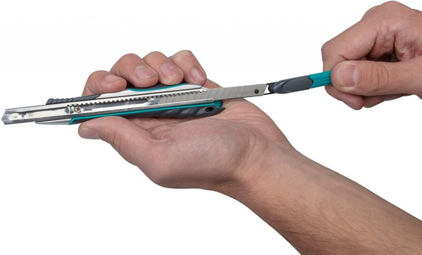 Wolfcraft Nôž odlamovací bezpečnostný dvojfunkčný 9mm, wolfcraft 4285000 6