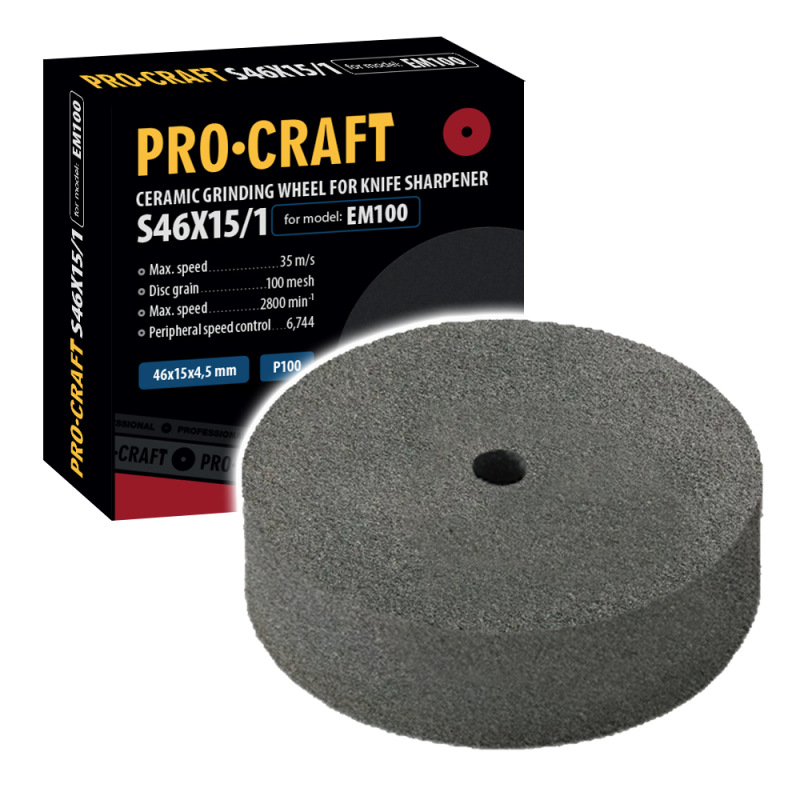 Brúsny kotúč pre brúsku nožov Procraft S46x15 / 1 / EM100