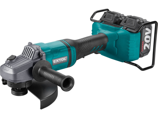 EXTOL INDUSTRIAL 8791846 Brúska uhlová Share20V, 2x 4Ah, 150mm, 40V bezuhlíkový motor