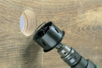 Wolfcraft Korunka vŕtacia do dreva ø 68mm s vyhadzovacou pružinou a zahĺbením hl. - 44mm, pre elektr 1