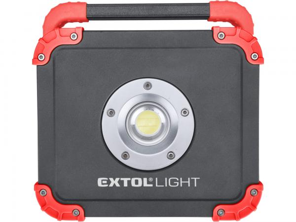 EXTOL LIGHT Svietidlo LED nabíjateľné, 20W, 2000lm, 3,7V/6,6Ah Li-ion 43134