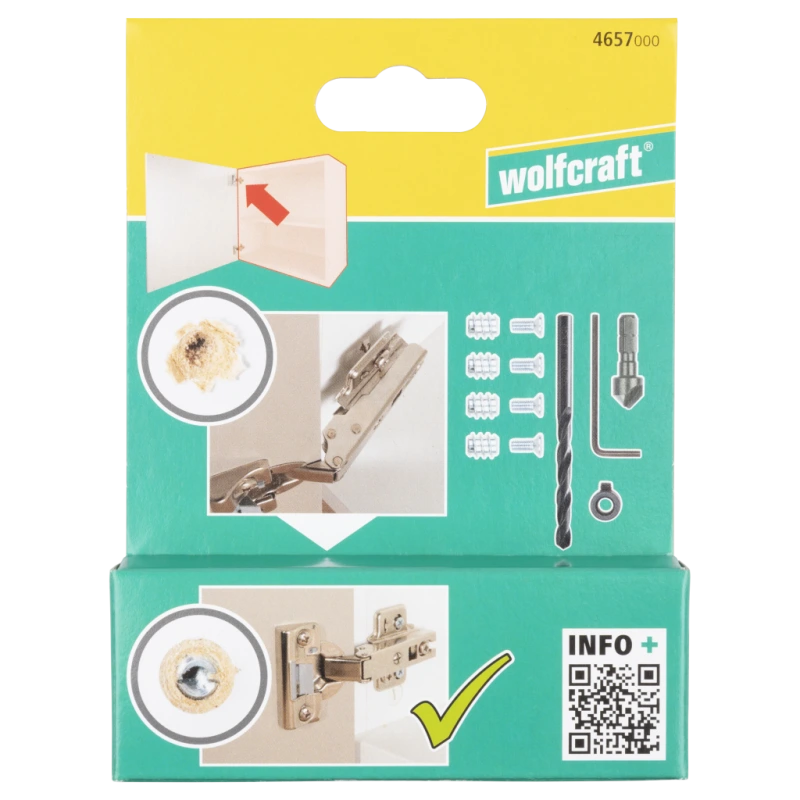 Wolfcraft Sada na opravu NK závesov wolfcraft 4657000 15