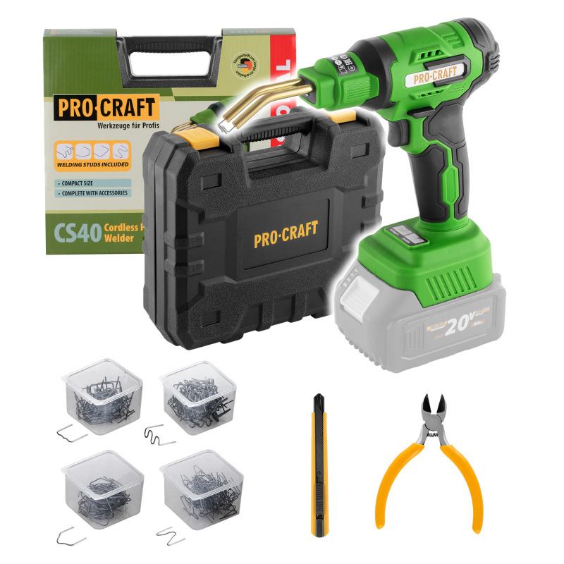 Aku zváračka plastov Procraft CS40bb (bez batérie a nabíjačky)