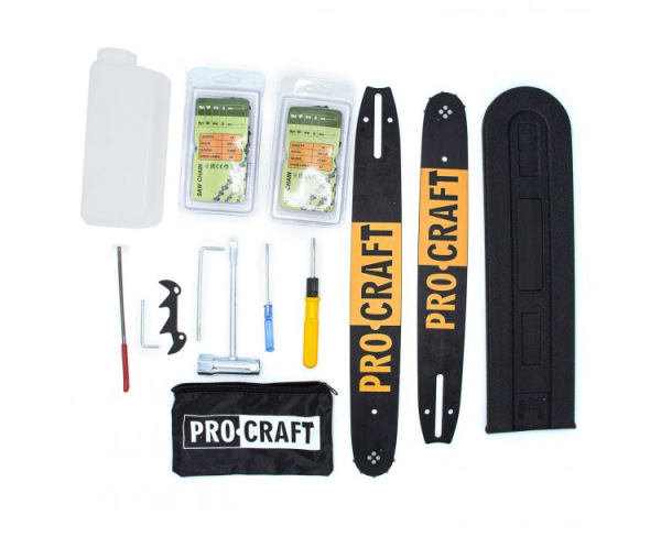 PROCRAFT Benzínová reťazová píla lišty 400mm/450mmGS-58X 7