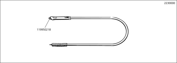 Wolfcraft Hriadeľ ohybná s dvoma guličkovými ložiskami, stopka ø 6mm, wolfcraft 2230000 2
