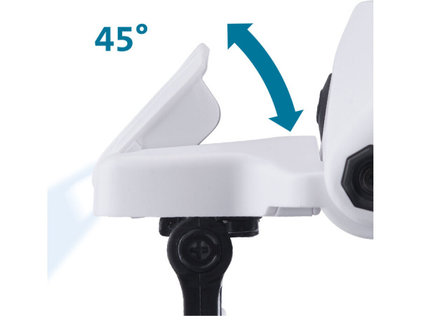 EXTOL CRAFT Okuliare s lupou a LED svetlom, 1-1,5-2-2,5-3,5x zväčšenie, 4 LED, USB 43165 6