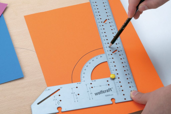 Wolfcraft Uholník univerzálny dierovaný 200 x 300mm, wolfcraft 5205000 6