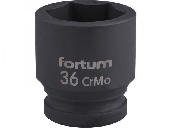 FORTUM Hlavica nástrčná rázová, 3/4'', CrMoV, 36mm 4703036
