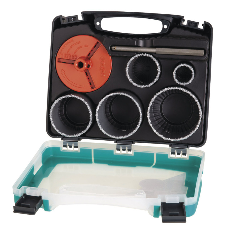 Wolfcraft Sada vrtacích koruniek s HM posypom ø 33,43,53,68,103mm, hl. - 55mm wolfcraft 5424000 1