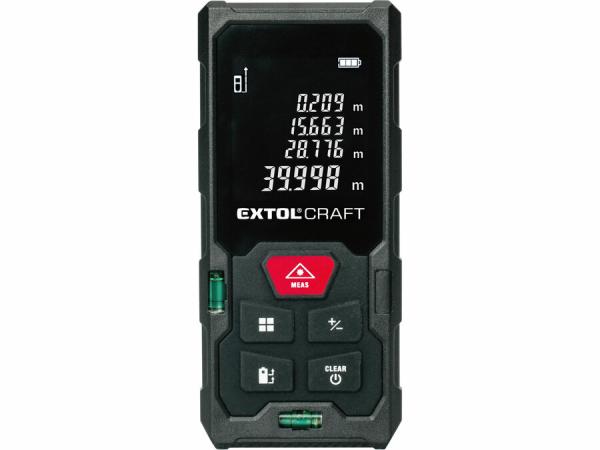 EXTOL CRAFT Merač vzdialenosti laserový do 50m / +-2mm, LCD, 0,05-50m 920202