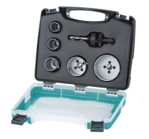 Wolfcraft Sada vrtacích koruniek BiM do kovu ø 25,29,35,51,68mm hl. – 40mm wolfcraft 3498000 1