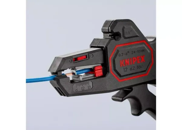 KNIPEX Kliešte odizolovacie automatické 180mm, 0,2-6,0 mm² 12 62 180