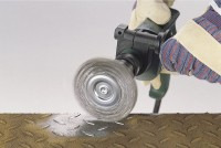 Wolfcraft Kotúč drôtený z oceľového drôtu plochý ø 75 x 10mm so šesťhrannou stopkou, wolfcraft 21000 3