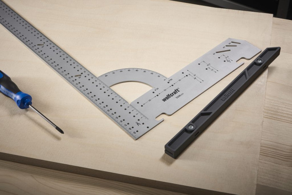 Wolfcraft Uholník univerzálny dierovaný 200 x 300mm, wolfcraft 5205000 8