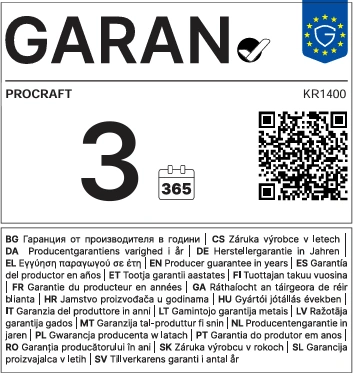 PROCRAFT Píla okružná 1400W 185mm KR1400 9