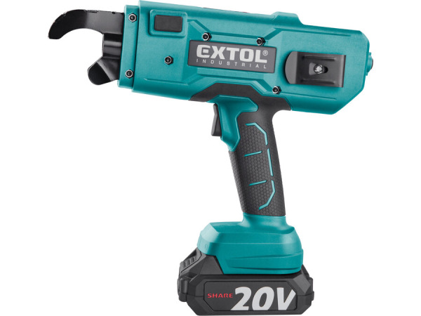 EXTOL INDUSTRIAL Viazač armatúr aku Share20V, 1x 2Ah, drôt 0,8mm, oko 8-34mm 8791860 9