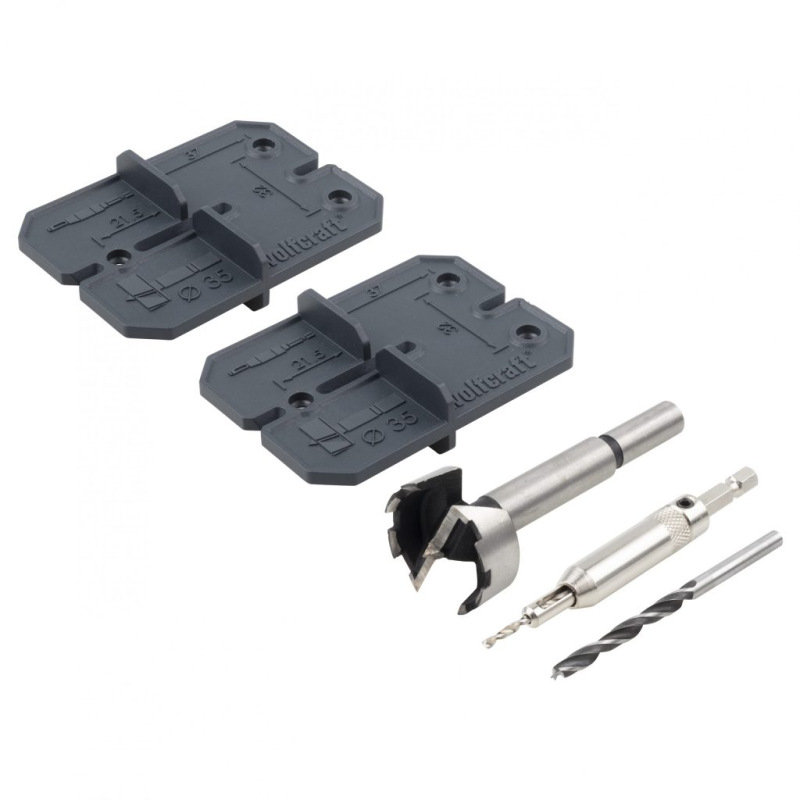 Wolfcraft Sada na vŕtanie kovania NK závesov ø 26mm, wolfcraft 4655000 3