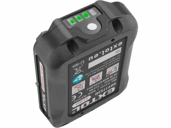 EXTOL PREMIUM Akumulátor, 12V/2Ah Li-ion, pre 8891152 - 8891152B 1